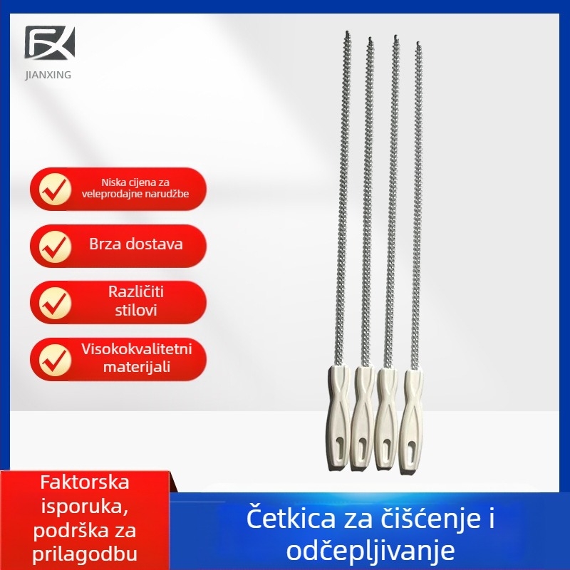 Fleksibilna četka za čišćenje odvodnje, nehrđajući čelik, kategorija četki za čišćenje, lansirano ljeto 2017.