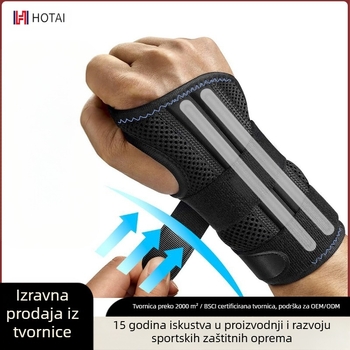 Zaštita zapešća za nogomet – zaštitna podrška zapešća sa stabilizirajućom šinom, poliester vlakno