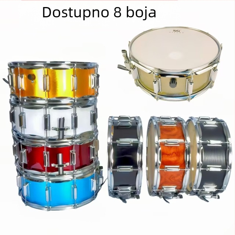 Snare bubanj SG-SJG, pijeskom poboljšana glava, marški bubanj, marka Sgtjsgrx