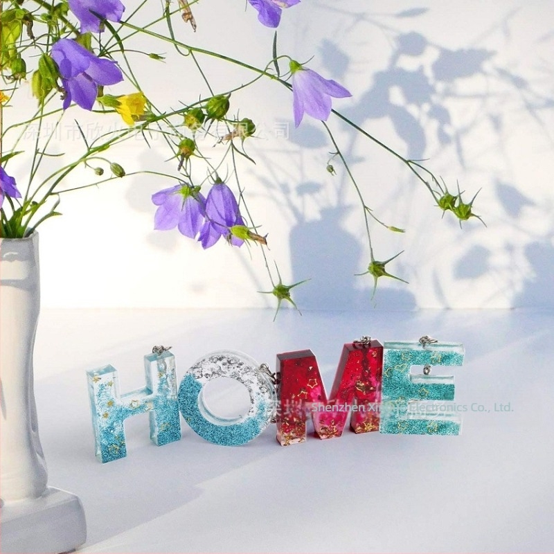 Silikonska forma za slova od smole, 134 komada, Xinhuo