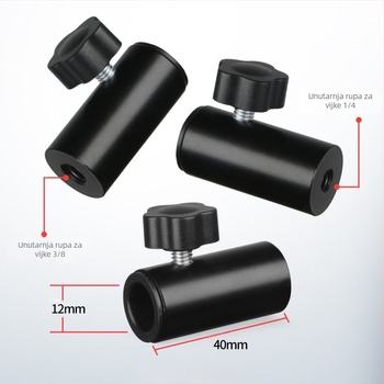 Xiangmy univerzalni držač za telefon i tablet za stativ, s 1/4" navojem i otvorom 12 mm