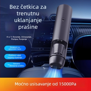 Bežični ručni/vertikalni usisavač za automobil – 16000Pa usisa, 7.4V, 100W, 4-u-1, punjivi