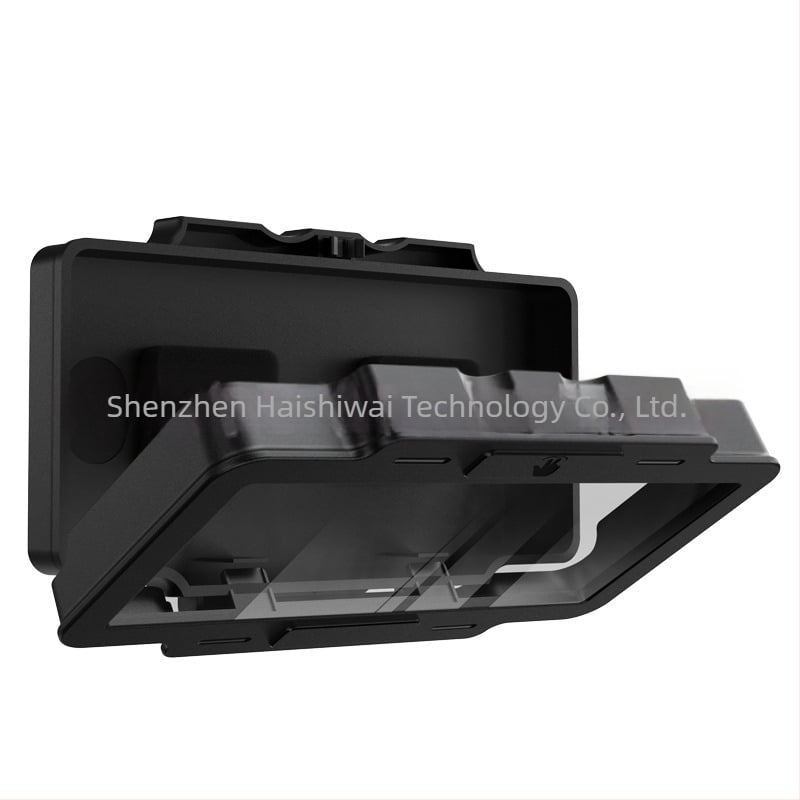 Držač za telefon na zid, rotirajući, s dodirnim zaslonom, plastičan, OOPSCOOL