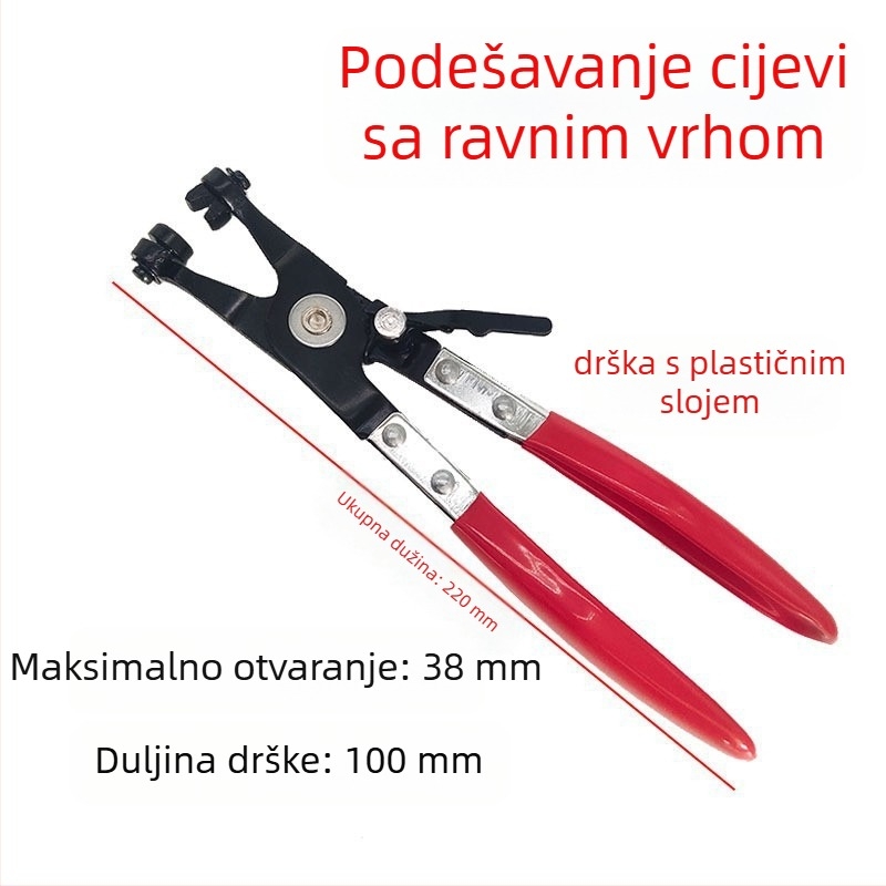 Automobilske kliješta za stezivanje cijevi s ravnim i savitljivim grlom — Težina: 0.2, Marke: Other, Stil: 1