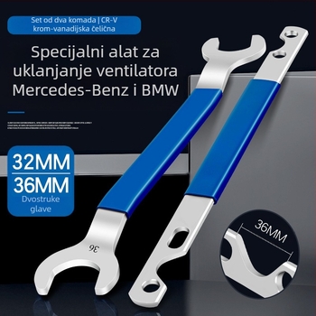 Ključ za demontažu spojnog ventilatora za Mercedes-Benz i BMW, Musen Hall, dvostruko glavna podrška bregastom vratilu, popravak automobila