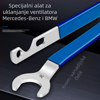 Ključ za demontažu spojnog ventilatora za Mercedes-Benz i BMW, Musen Hall, dvostruko glavna podrška bregastom vratilu, popravak automobila