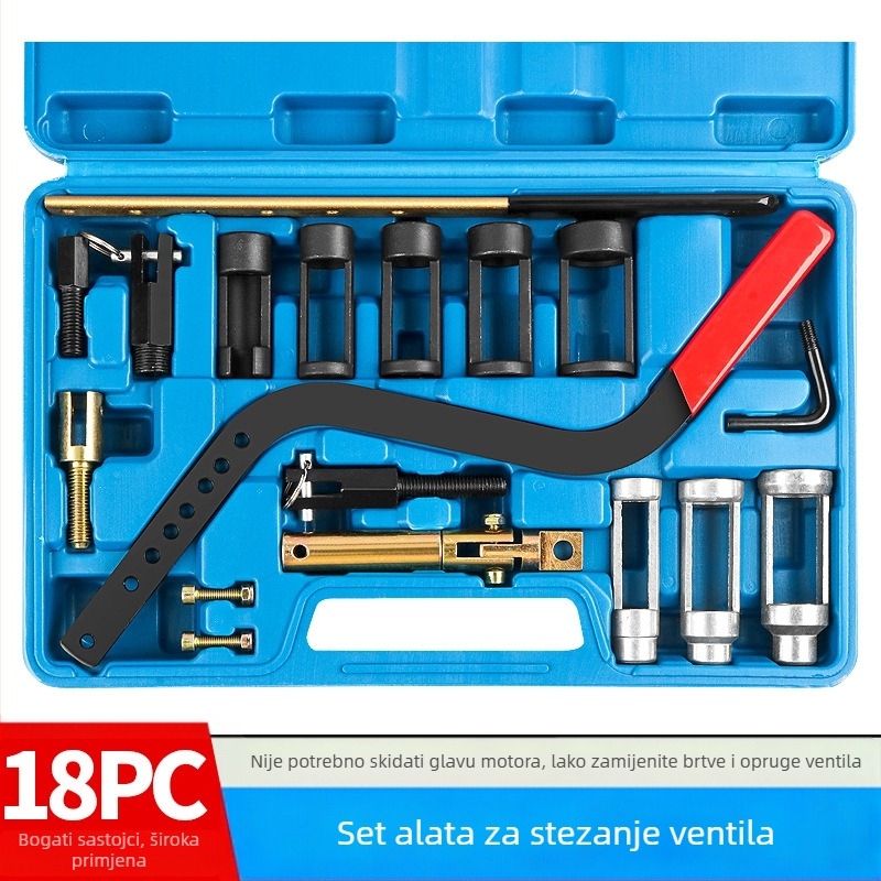 Kliješta za kompresiju ventilske opruge s alatom za demontažu/montiranje brtvila ventila, zamjena ventilske brtvile — Marka: Mussen hall; Materijal: legura; Namjena: auto popravak