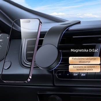 Magnetski nosač za mobitel za automobil na instrument ploči – univerzalni, magnetsko pričvršćivanje, bez napajanja