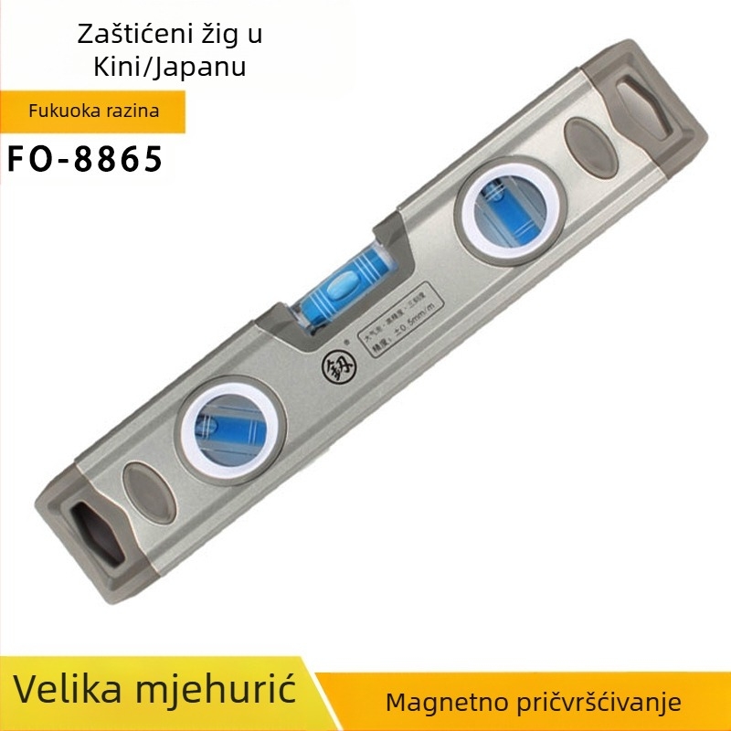 FO-8865 nivela pravilo s magnetnom bazom