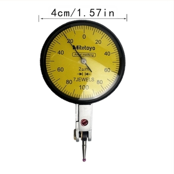 ETOPOO Indikator s cifrom, s ručkom, otporan na udarce, magnetski otporan, raspon 0–0,2 mm, rezolucija 0,002 mm