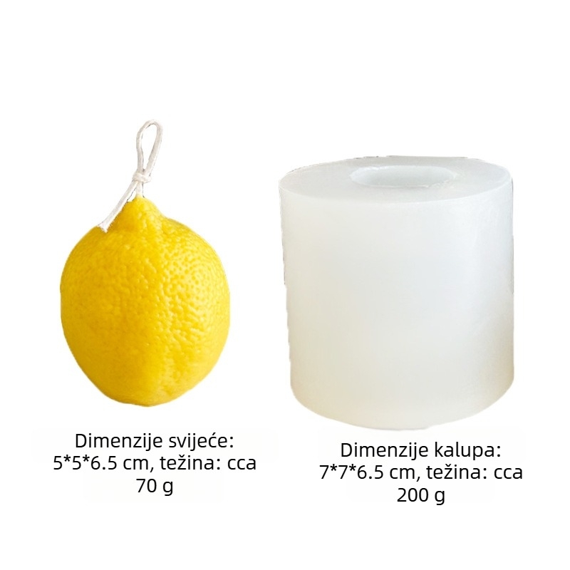 Silikonski kalup za kolač – nepravilnog oblika, moderan minimalistički stil, pakiran u PP vrećicu