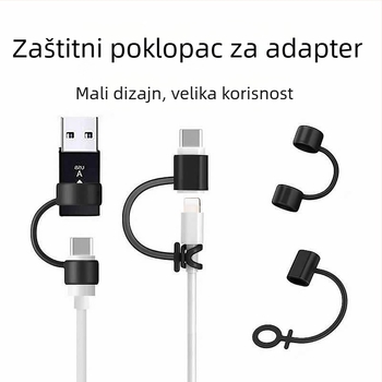 Silikonska zaštitna kućišta protiv gubitka za Type-C pretvarač s narukvicom, model 08