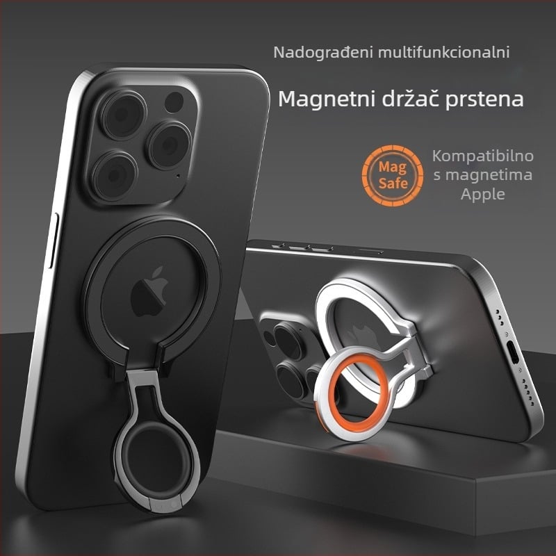 MagSafe magnetski držač za telefon s prstenom od cinka – sklopivi magnetski stolni držač – univerzalni