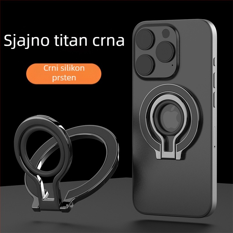 MagSafe magnetski držač za telefon s prstenom od cinka – sklopivi magnetski stolni držač – univerzalni