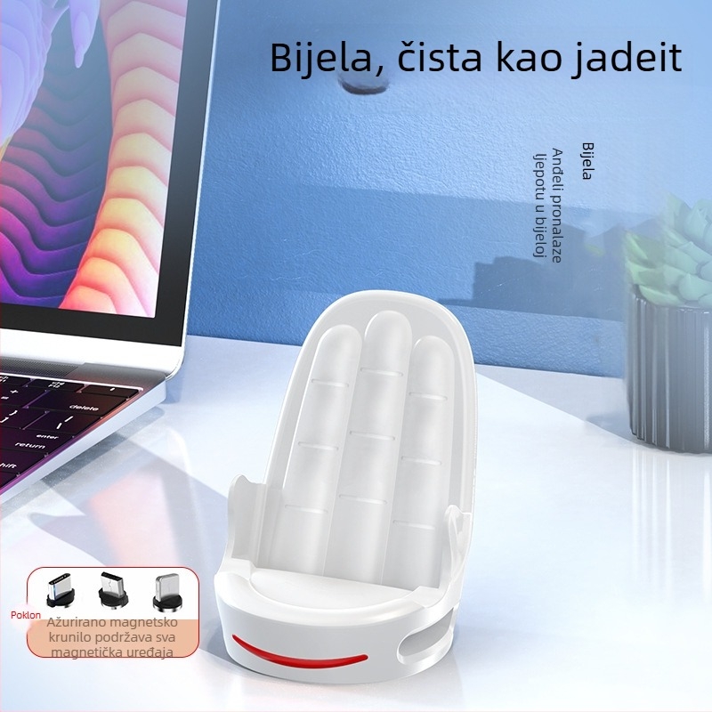 Bežični punjač s magnetskom glavom i uspravnim nosačem, 15W brzo punjenje, 2A izlaz