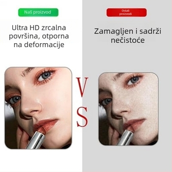 Zadnji selfie ogledalo za pametni telefon, prenosno mini ogledalo za šminku za vlog i fotografiju, kaljeno staklo, HD slika, opća kompatibilnost
