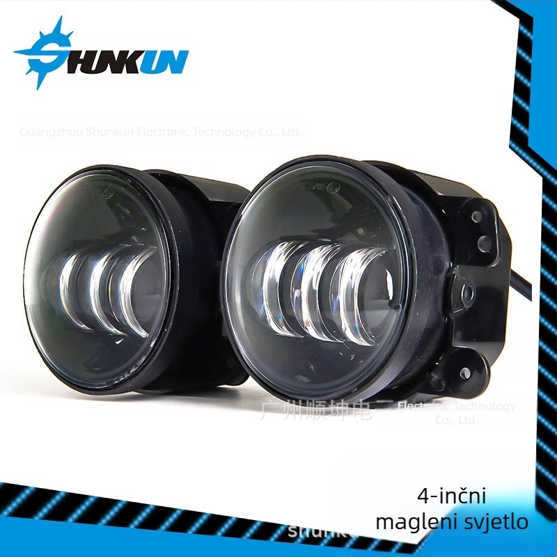 LED svjetlo za maglu za Jeep Wrangler — 30W, 9-32V, IP67, kompatibilno s Wrangler