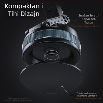 Držač za mobitel u automobilu sa usisnom čašom, magnetskim vakuum dizajnom, sklopnim dizajnom