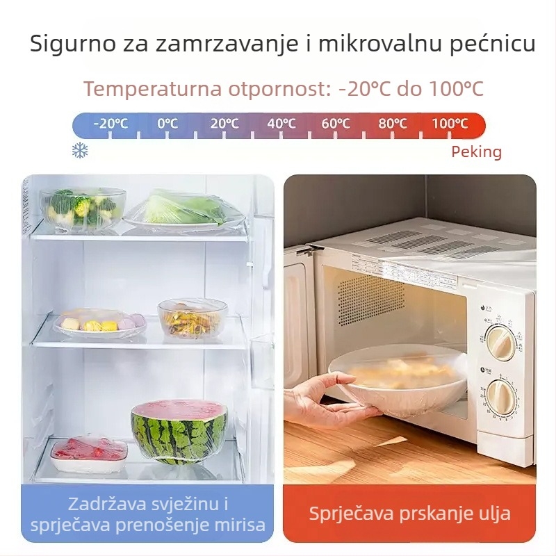 Plastični poklopac za foliju, set 12+ komada, 150 g, kućna uporaba