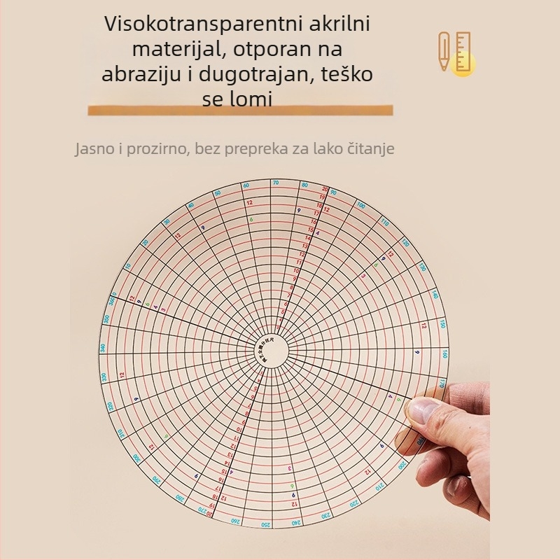 Kružni dijeljnik za keramiku – kompletan kružni dijelnik, višenamjenski dijelitelj i mjerni alat za crtanje