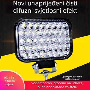 LED reflektor za vozila - 3W izvor svjetla, kućište od lijevanog aluminija, PC poklopac, vodootporan, pogodan za automobile, kamione, električna vozila i tricikle