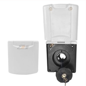 RV gravitacijski otvor za gorivo, kvadratni ulaz za gorivo s poklopcem i zaključavanjem, dodaci za prilagodbu kamp-vozila