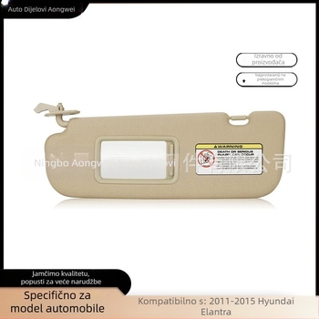 Angway PVC auto vizir za Hyundai Elantra 2011-2015, ugrađena instalacija, jednostavan stil