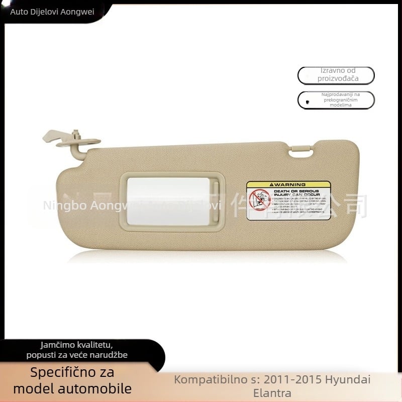 Angway PVC auto vizir za Hyundai Elantra 2011-2015, ugrađena instalacija, jednostavan stil