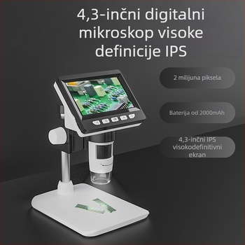Digitalni mikroskop, 1000x povećanje, model 307C, za industrijsko testiranje i održavanje instrumenata