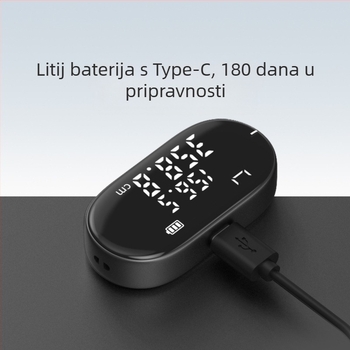 Duke Q2 elektroničko ravnalo za mjerenje zakrivljenih površina s memorijom i Type-C