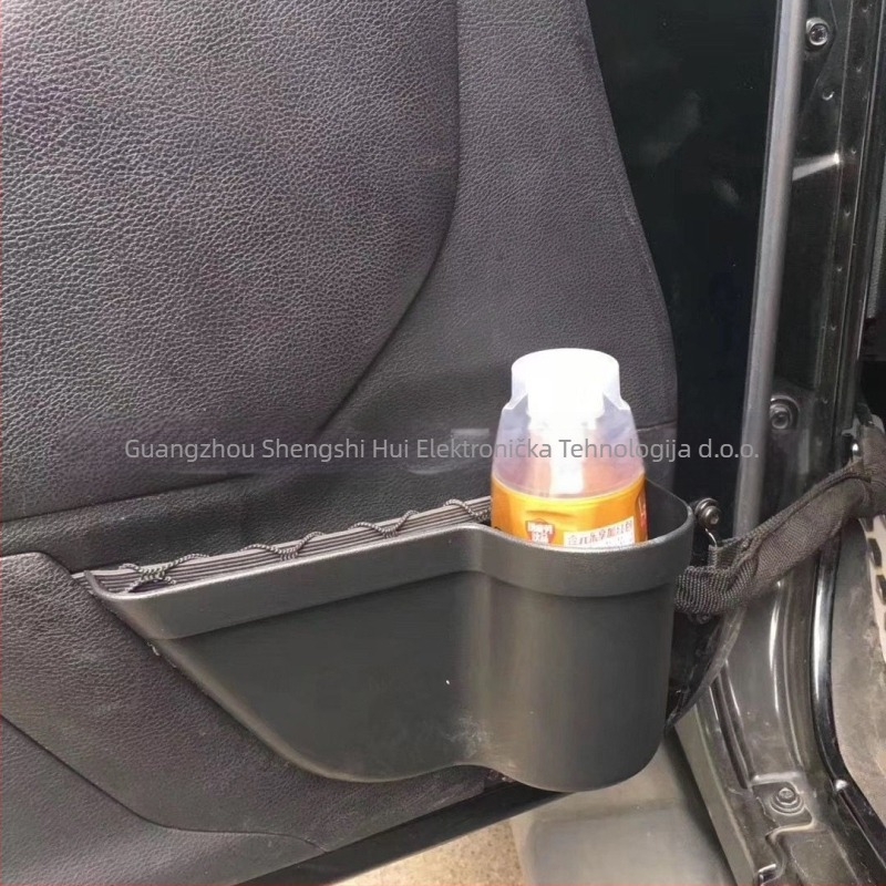 Kutija za pohranu na vratima za Jeep Wrangler JK 2011-2017 s držačem za čaše, ABS, četiri vrata, instalacija bez oštećenja