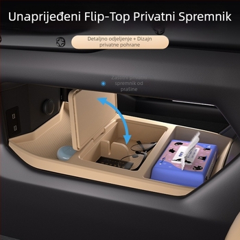 Donja kutija za pohranu centralne konzole i kutija naslona za ruku na vratima za Jietu Traveler, unutarnji dodaci Shanhai T2