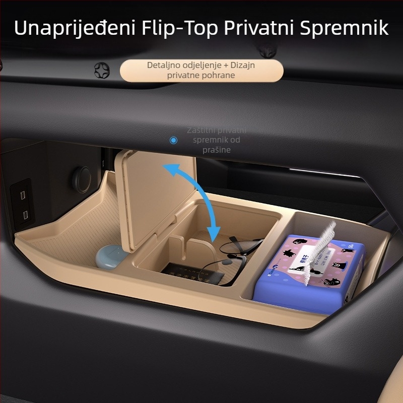 Donja kutija za pohranu centralne konzole i kutija naslona za ruku na vratima za Jietu Traveler, unutarnji dodaci Shanhai T2