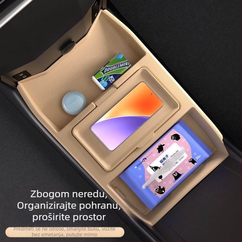 Donja kutija za pohranu centralne konzole i kutija naslona za ruku na vratima za Jietu Traveler, unutarnji dodaci Shanhai T2