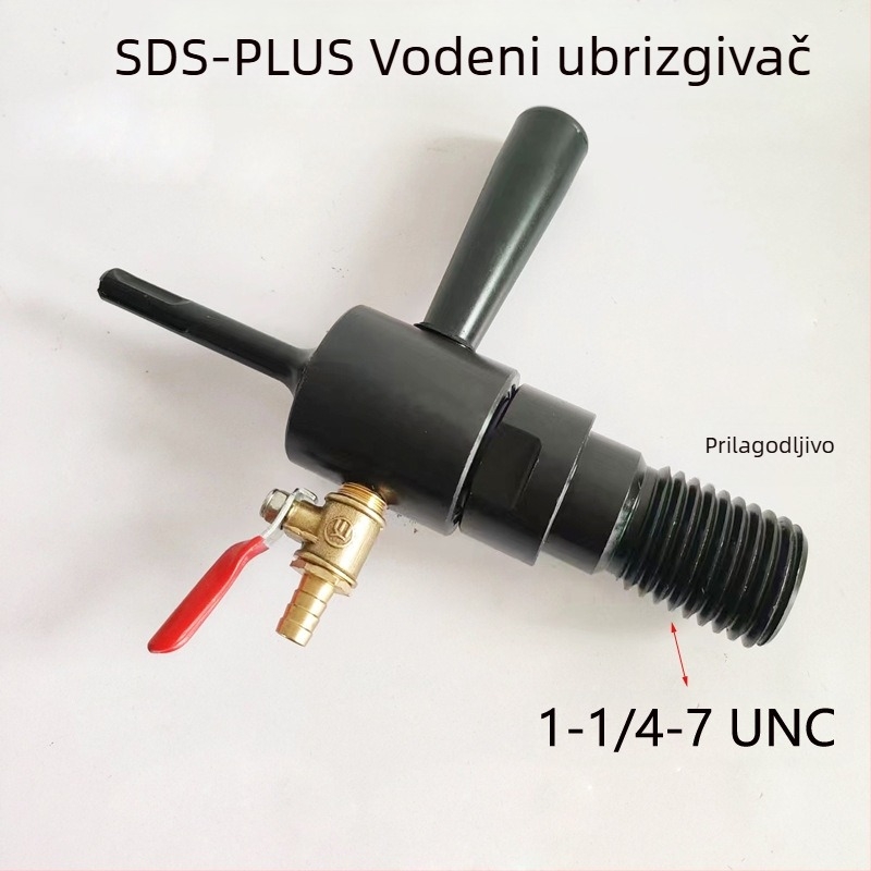 ZUXLA SDS-Plus konverzijska glava za udarnu bušilicu, navoj 1-1/4-7 UNC, materijal 40CR