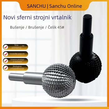 Glava za kutnu brusilicu za obradu drveta, karbonska čelika, модел SCQ02-A1, marka Three Early Online, namjena: rezanje i bušenje drveta