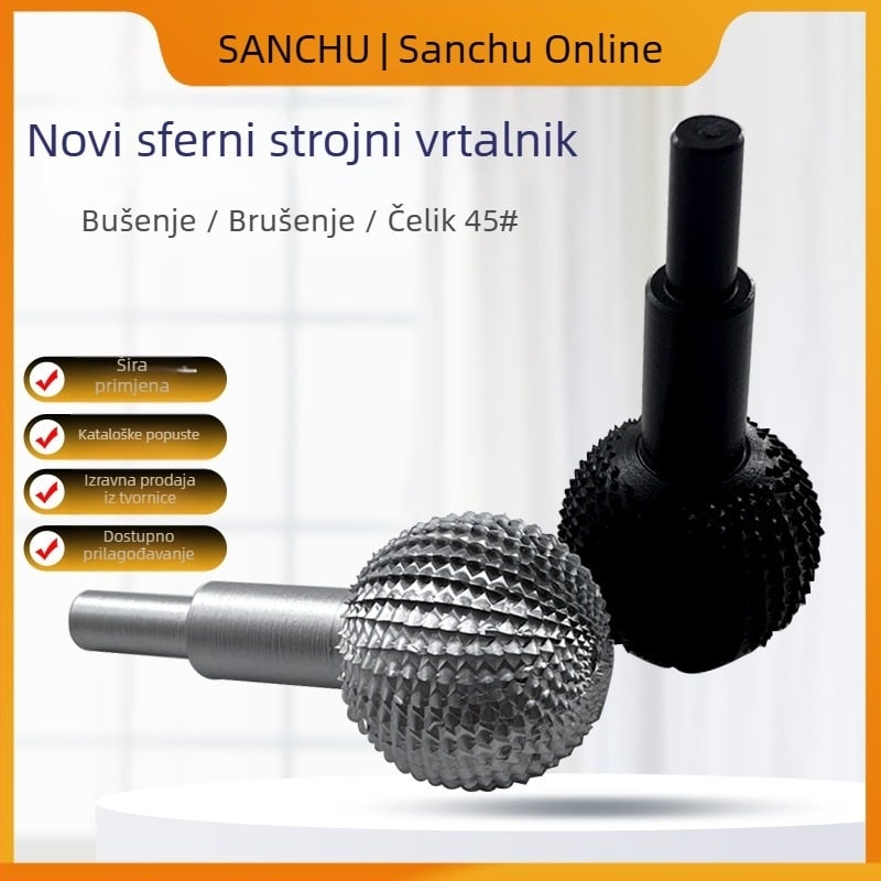 Glava za kutnu brusilicu za obradu drveta, karbonska čelika, модел SCQ02-A1, marka Three Early Online, namjena: rezanje i bušenje drveta