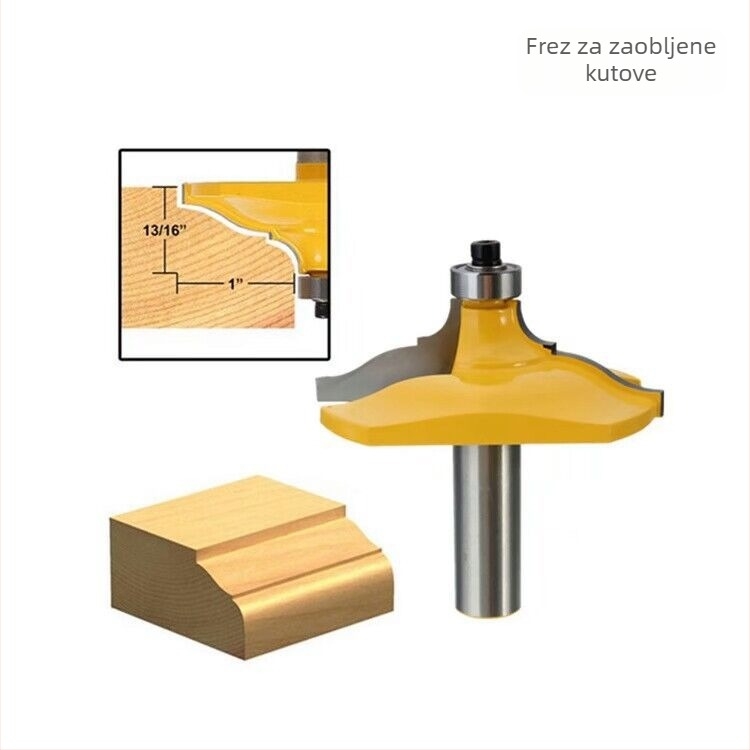 Frez za lice za obradu drveta, tvrde legure, premazana, 2 usjeka, 2 oštrice