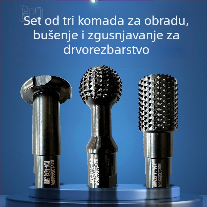 Hongtai set alata za stolarstvo, model M10–M14, ugljično čelični, za stolarstvo, mogućnost prilagodbe.