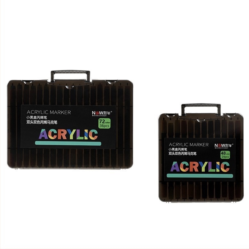 Akrilni marker s dvostrukim vrhom, vodootporan, mekan vrh za graffiti