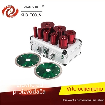 M14 dijamantni set za bušenje pločica i mramora, vakuumsko zavarivanje, spoj od metalne legure