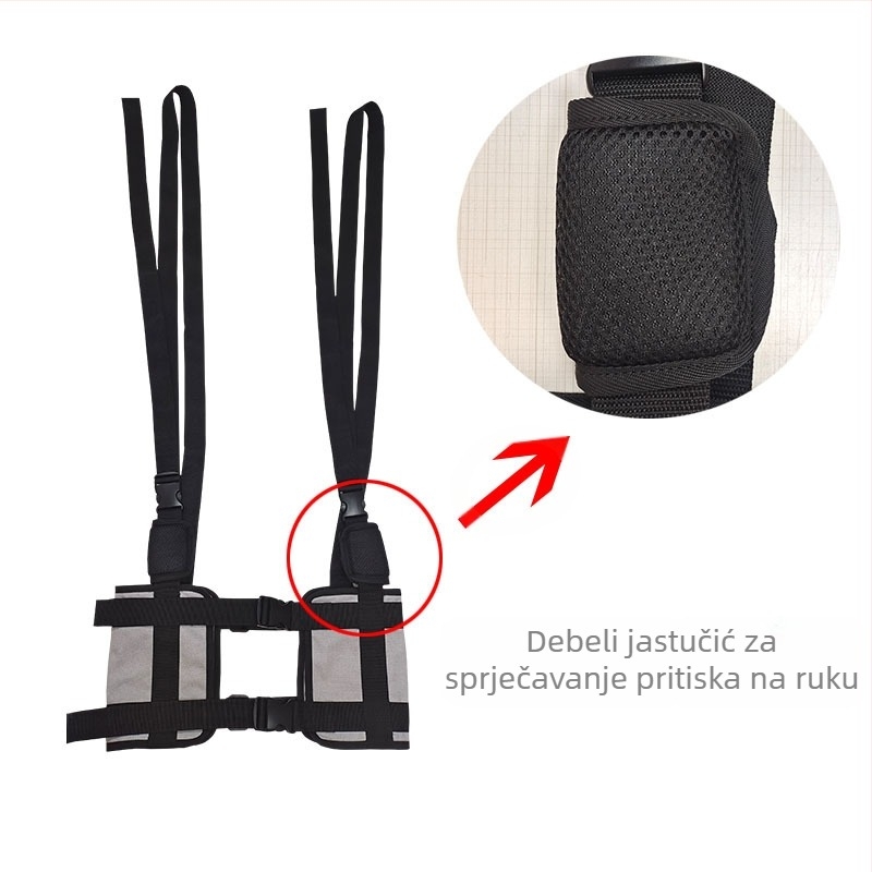 Lumbalni trak za vuču – Materijal: debela pamuk tkanina, Model 025, Za struk