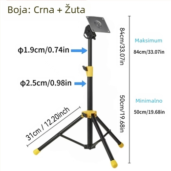 Željezni stalak za bubnjeve za zapadne perkusije, dodatna oprema glazbenih instrumenata