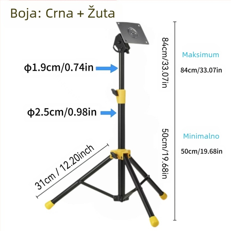 Željezni stalak za bubnjeve za zapadne perkusije, dodatna oprema glazbenih instrumenata