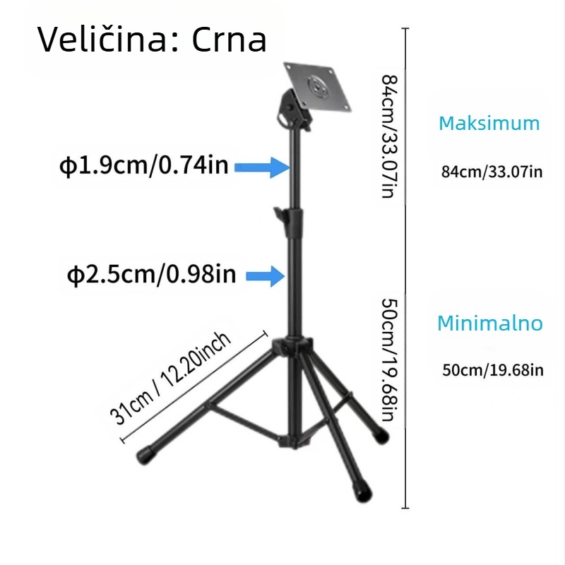 Željezni stalak za bubnjeve za zapadne perkusije, dodatna oprema glazbenih instrumenata