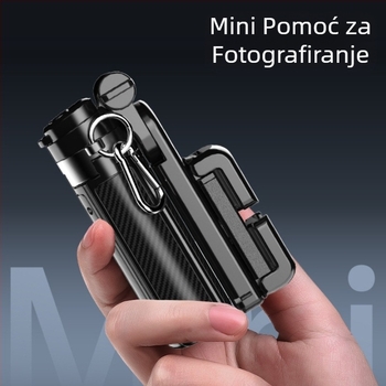 Aluminijski Bluetooth selfie štap s tripodom i daljinskim upravljačem – prijenosni držač za mobitel za live streaming