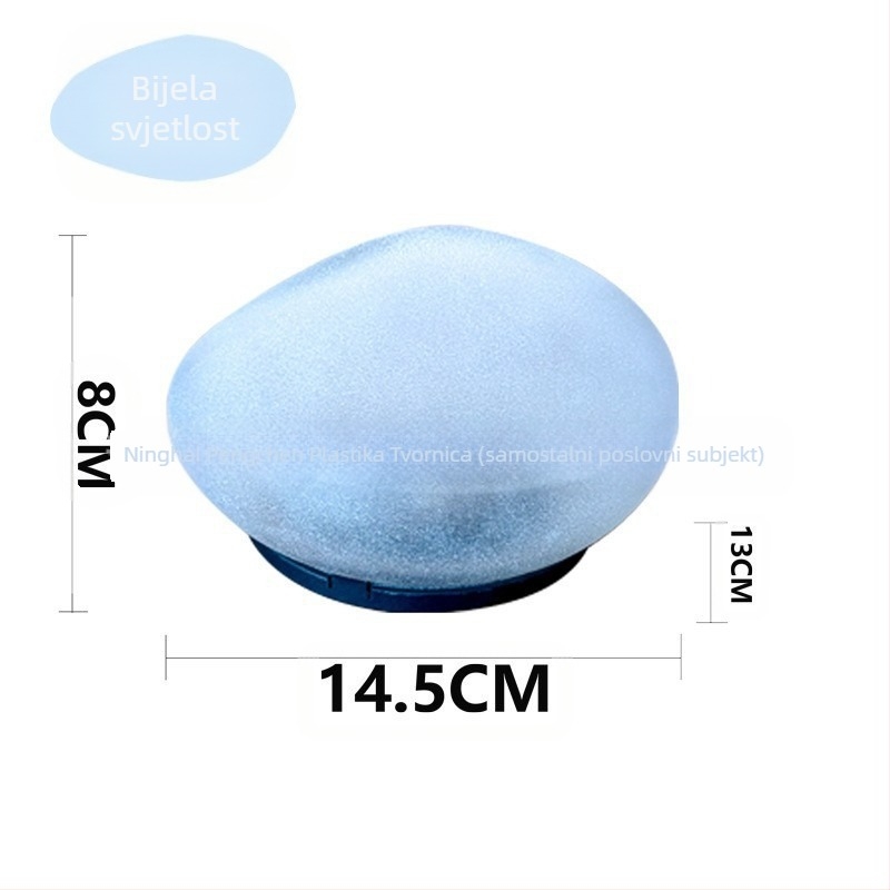 Solarne lampice u obliku kamenčića za vanjske prostore, model 001, staklo, 6–12 sati rada