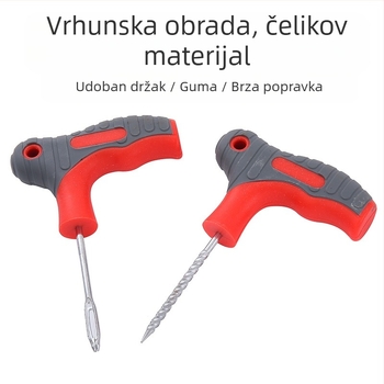 Set za popravak guma, 34 komada, u platnenoj torbi, Hongfeng Tools