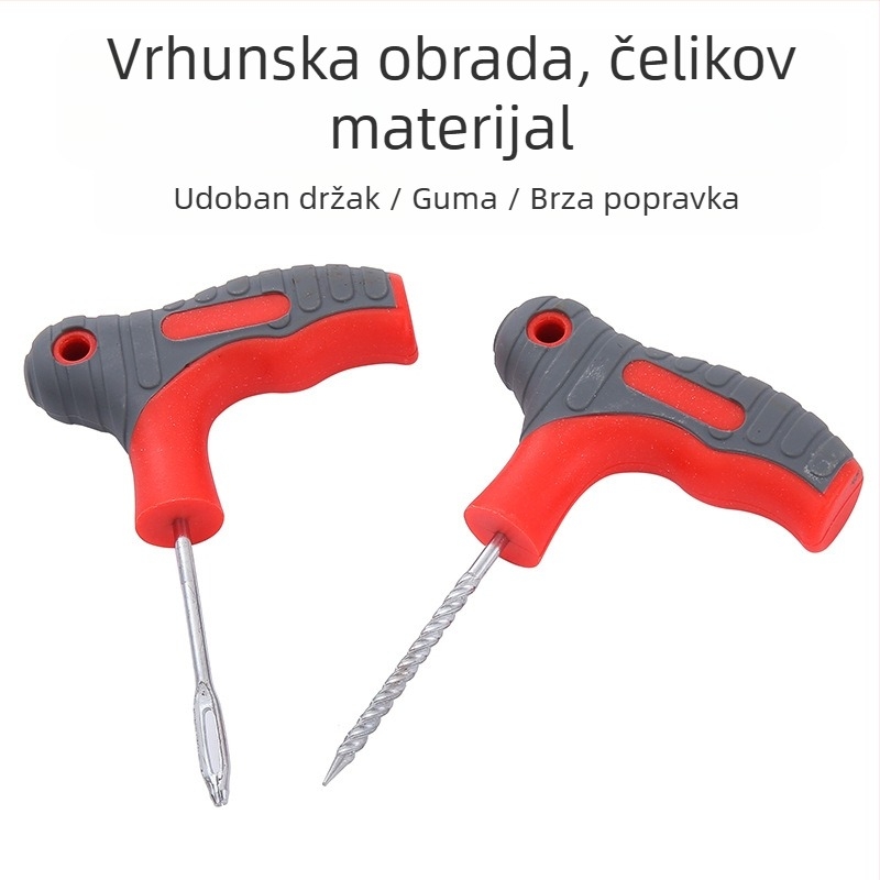 Set za popravak guma, 34 komada, u platnenoj torbi, Hongfeng Tools