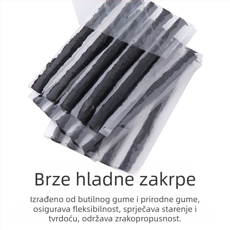 Set za popravak guma, 34 komada, u platnenoj torbi, Hongfeng Tools